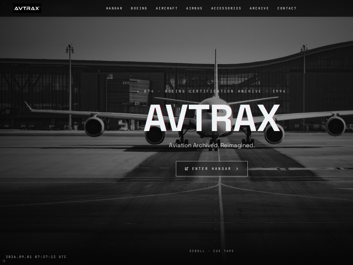 AVTRAX website preview